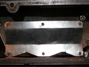 custom valve cover oil baffle